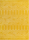 Marrakesh Lattice Collection Area Rug - Casablanca (Yellow) Rectangle Yellow Main