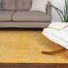 Marrakesh Lattice Collection Area Rug - Casablanca (Yellow) Rectangle Yellow  lifestyle 23