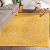 Marrakesh Lattice Collection Area Rug - Casablanca (Yellow) Rectangle Yellow  lifestyle 24