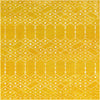 Marrakesh Lattice Collection Area Rug - Casablanca (Yellow) Square Yellow  lifestyle 27