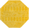 Marrakesh Lattice Collection Area Rug - Casablanca (Yellow) Octagon Yellow  lifestyle 29