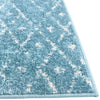 Marrakesh Lattice Collection Area Rug - Casablanca (Teal blue) Rectangle Teal blue  lifestyle 14