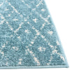 Marrakesh Lattice Collection Area Rug - Casablanca (Teal blue) Octagon Teal blue  lifestyle 66