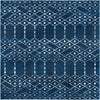 Marrakesh Lattice Collection Area Rug - Casablanca (Navy Blue) Square Navy Blue  lifestyle 25