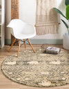 Frontier Trails Collection Area Rug -  Sedona Round Green  lifestyle 54