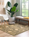 Frontier Trails Collection Area Rug -  Sedona Square Green  lifestyle 48