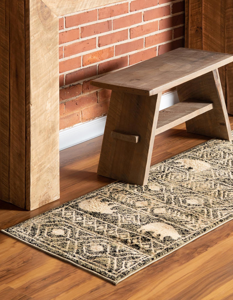 Frontier Trails Collection Area Rug -  Sedona Runner Green  lifestyle 31