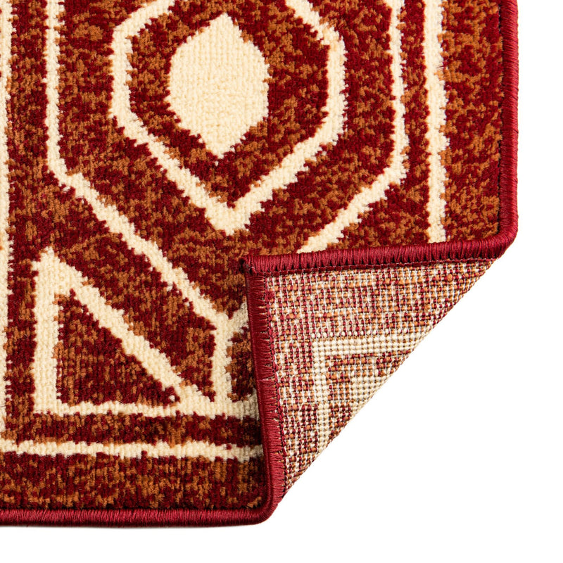 Frontier Trails Collection Area Rug -  Sedona Rectangle Red  lifestyle 17