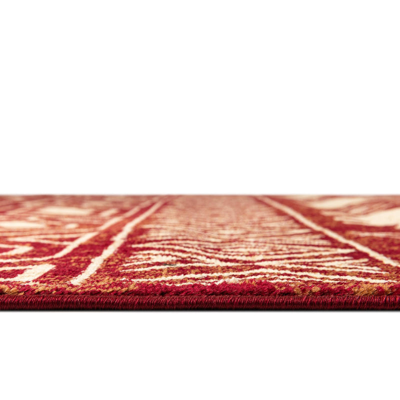 Frontier Trails Collection Area Rug -  Sedona Square Red  lifestyle 37