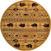 Frontier Trails Collection Area Rug -  Sedona Round Cedar  lifestyle 23