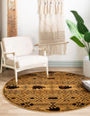 Frontier Trails Collection Area Rug -  Sedona Round Cedar  lifestyle 36