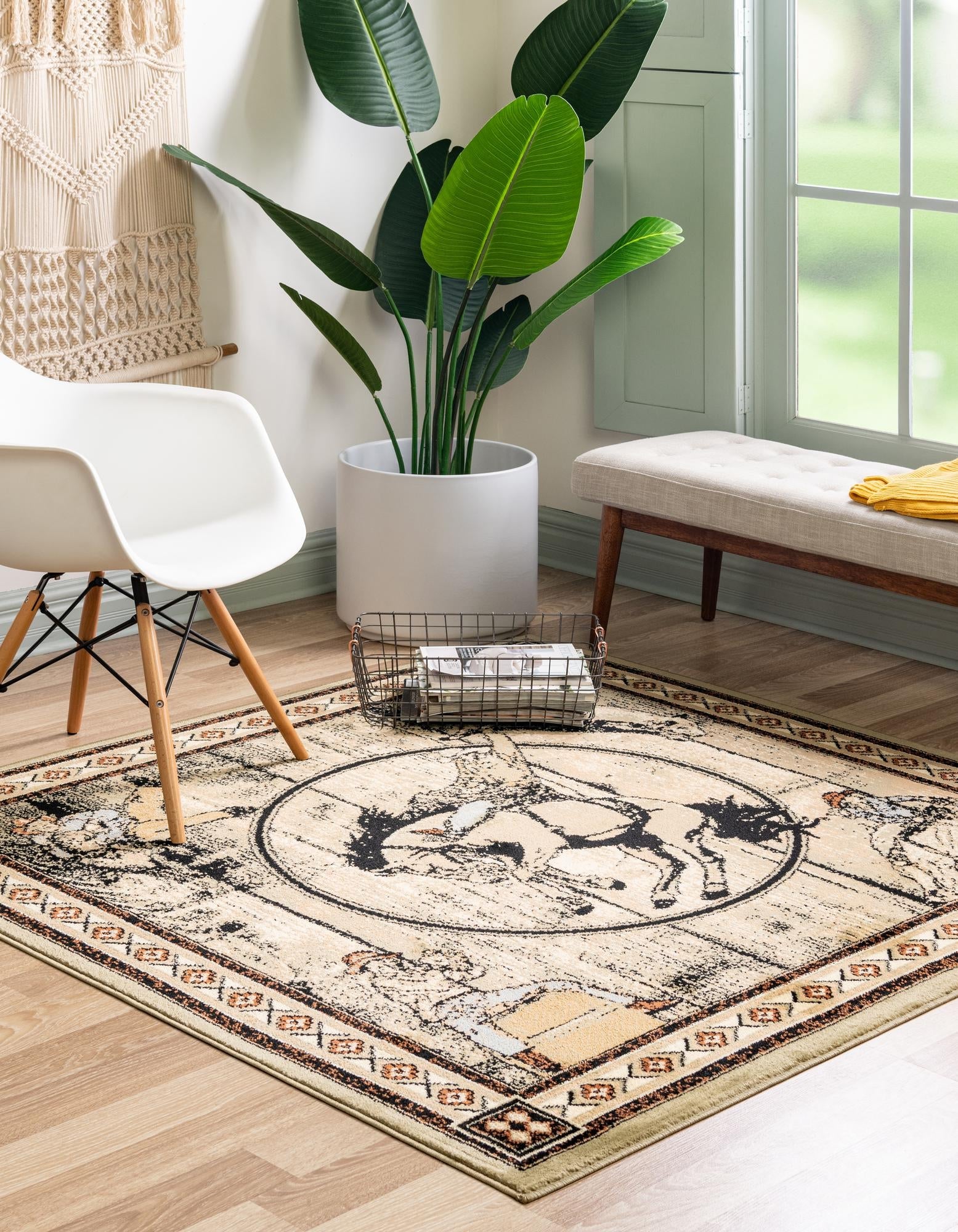 Frontier Trails Collection Area Rug -  Hickory