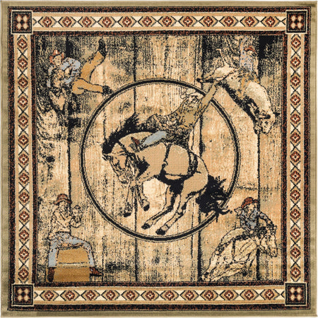 Frontier Trails Collection Area Rug -  Hickory