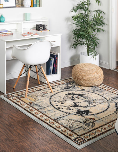 Frontier Trails Collection Area Rug -  Hickory