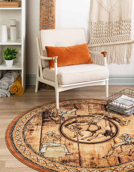 Frontier Trails Collection Area Rug -  Hickory