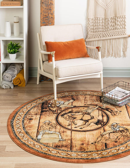 Frontier Trails Collection Area Rug -  Hickory