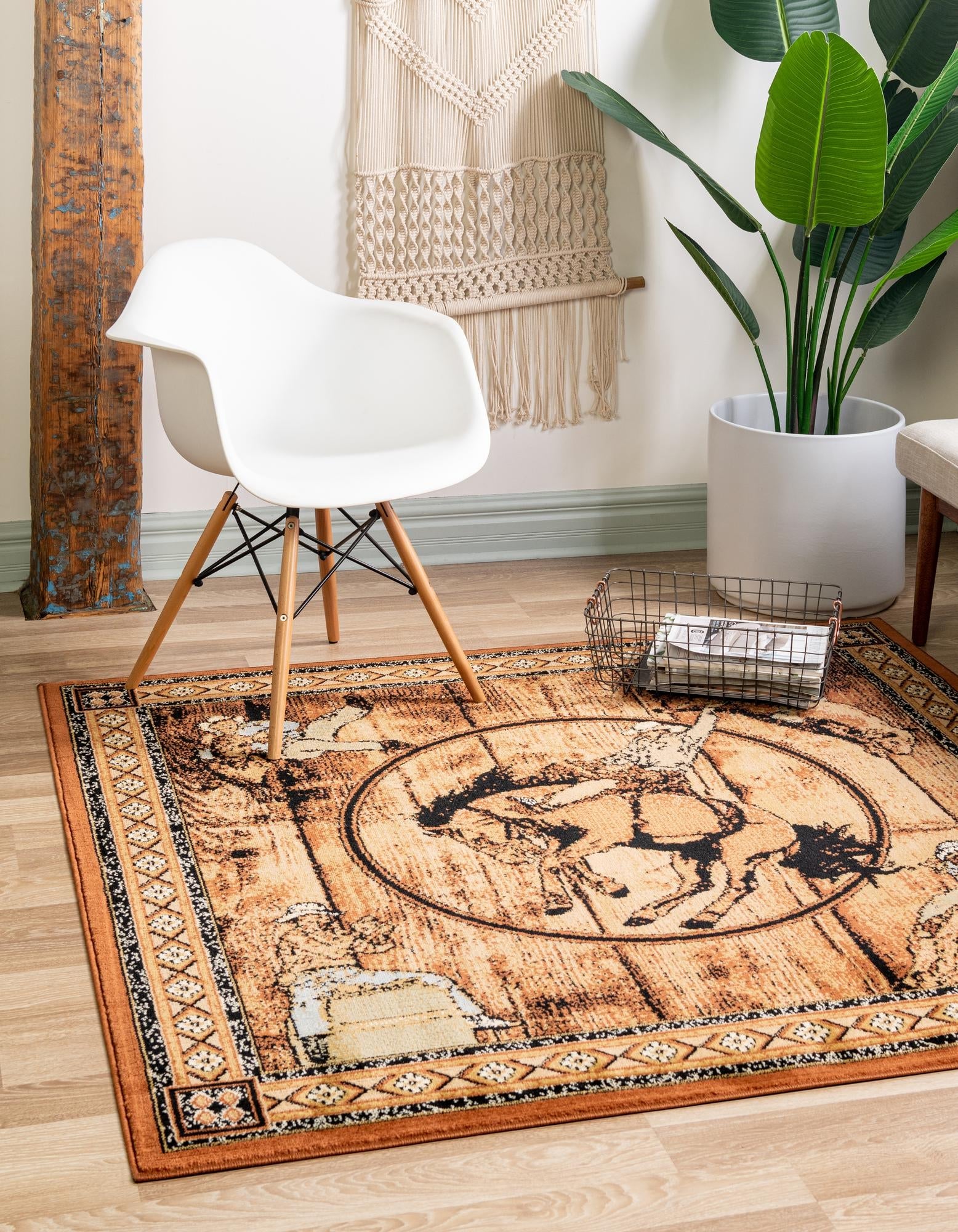 Frontier Trails Collection Area Rug -  Hickory