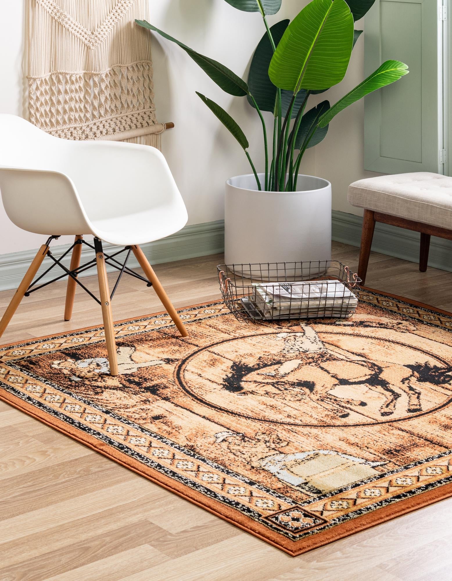 Frontier Trails Collection Area Rug -  Hickory