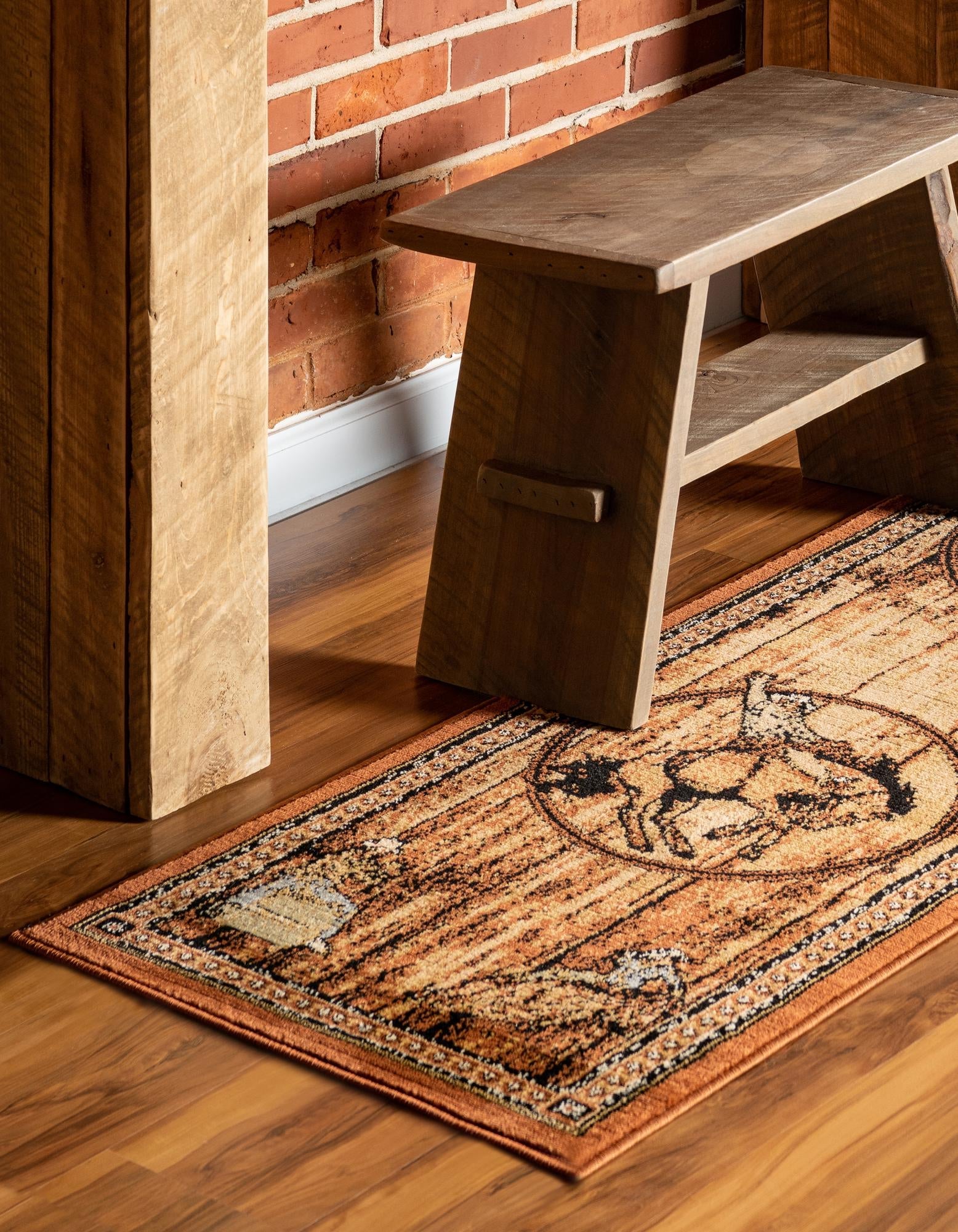 Frontier Trails Collection Area Rug -  Hickory