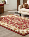 Frontier Trails Collection Area Rug -  Onyx Rectangle Red  lifestyle 13