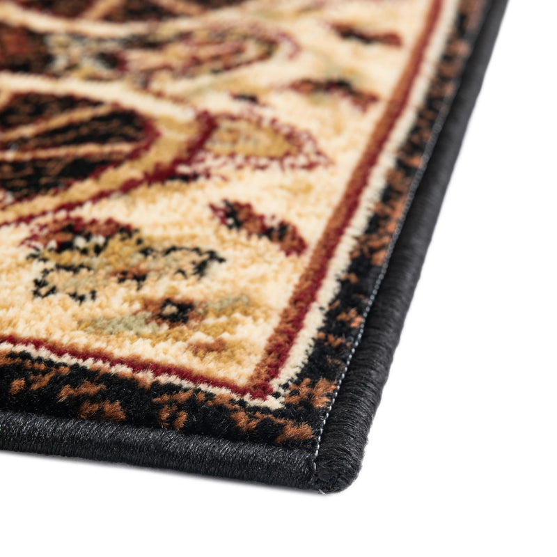 Frontier Trails Collection Area Rug -  Onyx Runner Black  lifestyle 126