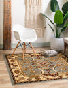 Frontier Trails Collection Area Rug -  Onyx Square Blue  lifestyle 38