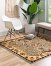 Frontier Trails Collection Area Rug -  Onyx Square Blue  lifestyle 45