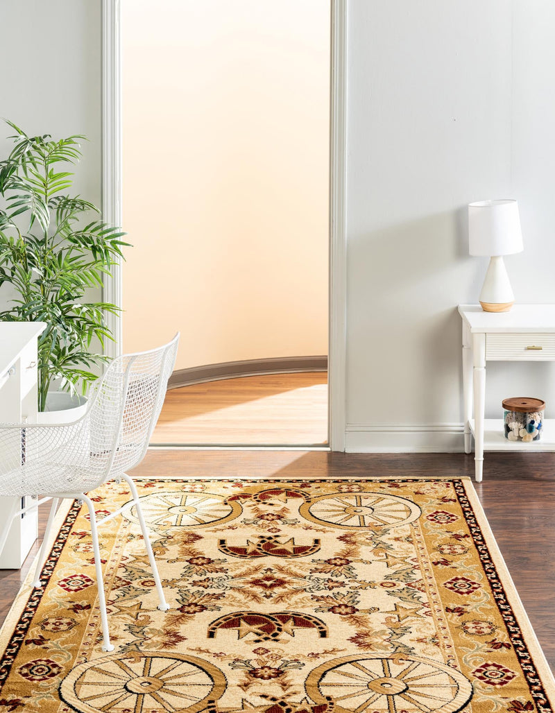 Frontier Trails Collection Area Rug -  Onyx Rectangle Ivory  lifestyle 7