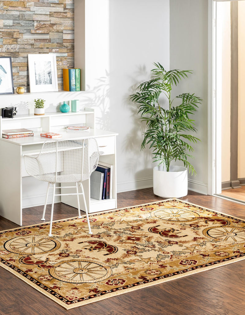 Frontier Trails Collection Area Rug -  Onyx Rectangle Ivory  lifestyle 10