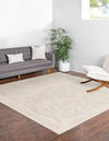 Bloomsbury Elegance Collection Area Rug - Mayfair Square Ivory  lifestyle 67