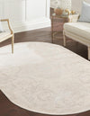 Bloomsbury Elegance Collection Area Rug - Mayfair Oval Ivory  lifestyle 55