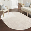 Bloomsbury Elegance Collection Area Rug - Mayfair Oval Ivory  lifestyle 175