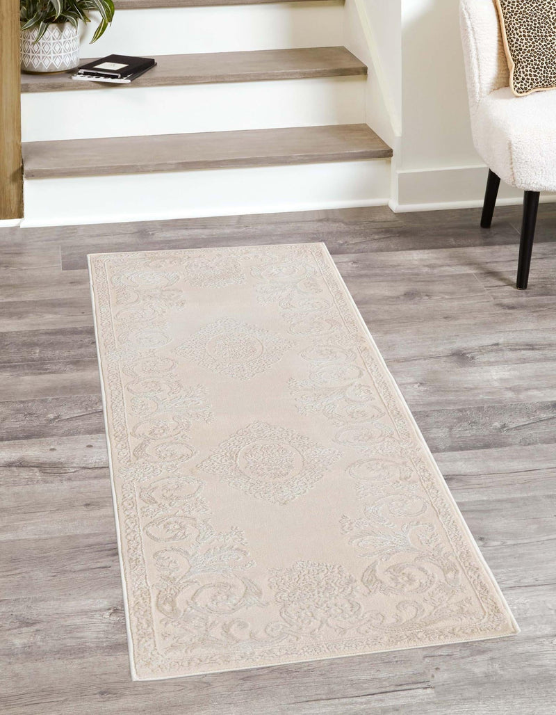 Bloomsbury Elegance Collection Area Rug - Mayfair Runner Ivory  lifestyle 57