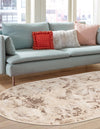 Bloomsbury Elegance Collection Area Rug - Mayfair Oval Beige  lifestyle 75