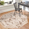 Bloomsbury Elegance Collection Area Rug - Mayfair Octagon Beige  lifestyle 115