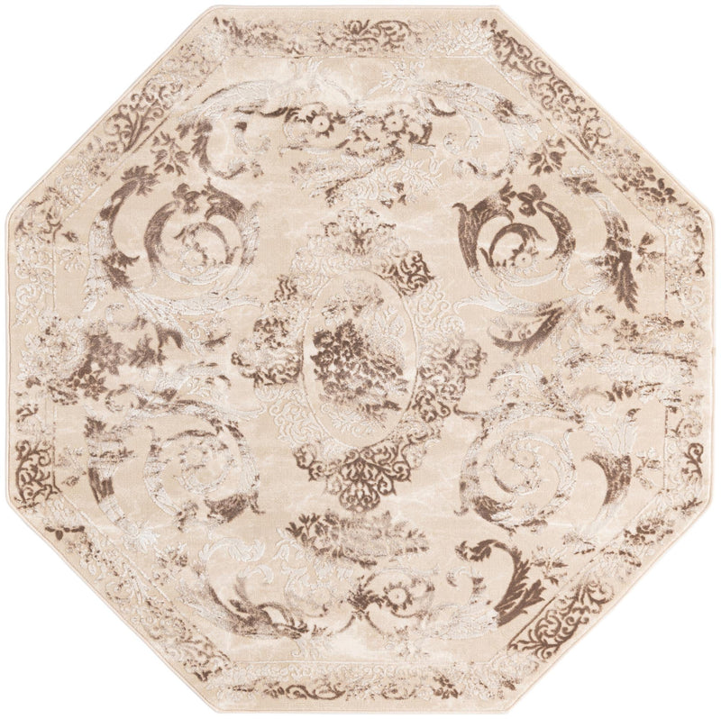 Bloomsbury Elegance Collection Area Rug - Mayfair Octagon Beige  lifestyle 52