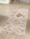 Bloomsbury Elegance Collection Area Rug - Mayfair Runner Beige  lifestyle 64