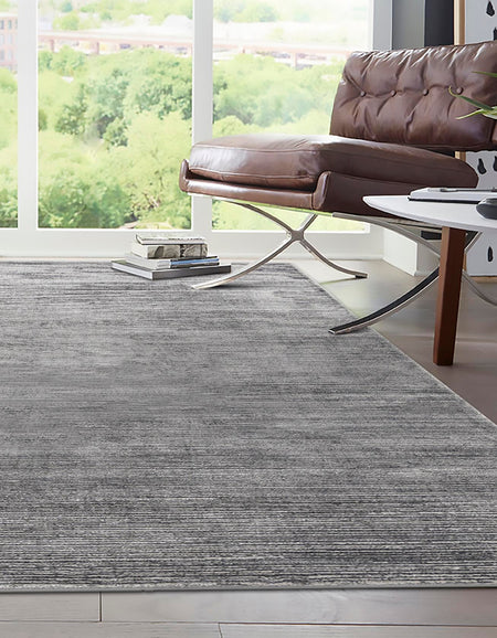 Bloomsbury Elegance Collection Area Rug -  Kensington (Gray)