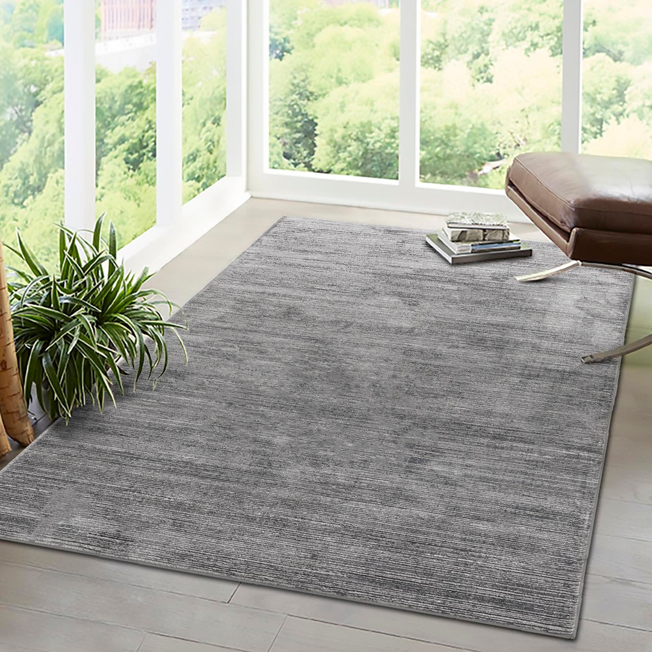 Bloomsbury Elegance Collection Area Rug -  Kensington (Gray)