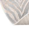 Bloomsbury Elegance Collection Area Rug -  Chelsea Oval Gray and Ivory  lifestyle 97