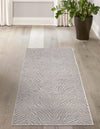 Bloomsbury Elegance Collection Area Rug -  Chelsea Runner Gray and Ivory  lifestyle 49