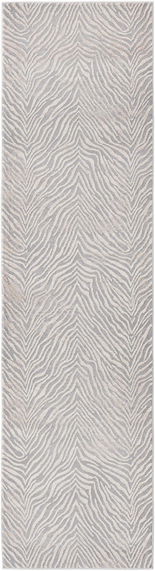 Bloomsbury Elegance Collection Area Rug -  Chelsea Runner Gray and Ivory  lifestyle 35