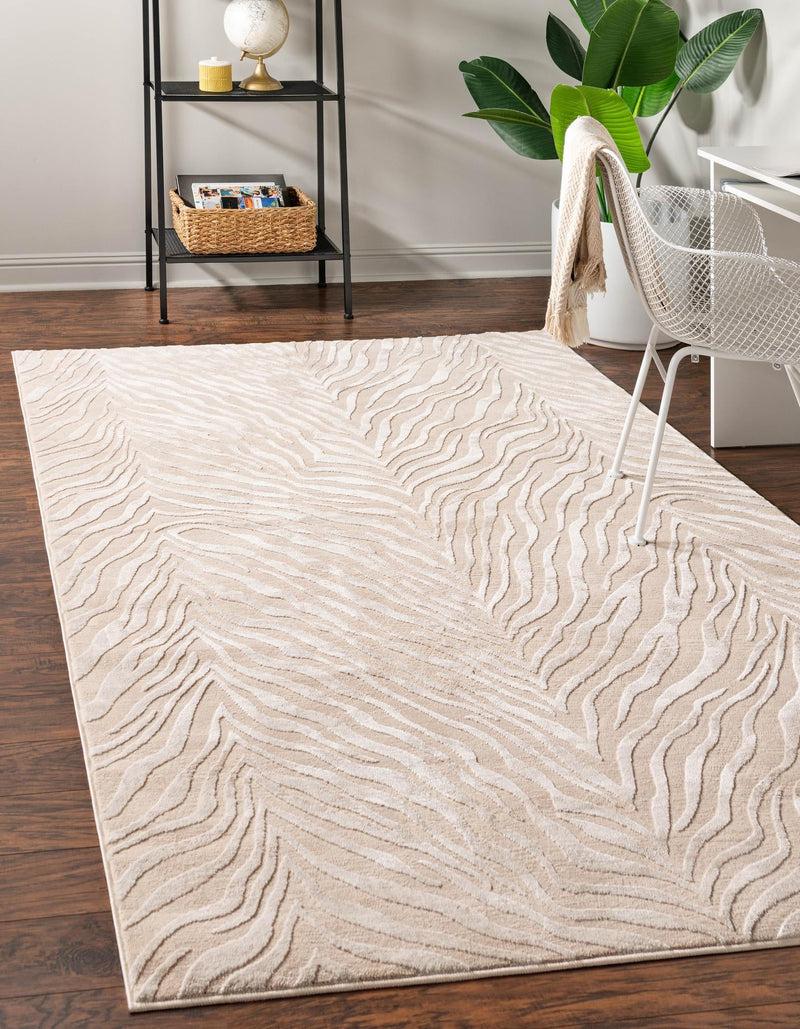 Bloomsbury Elegance Collection Area Rug -  Chelsea Rectangle Ivory Beige  lifestyle 3