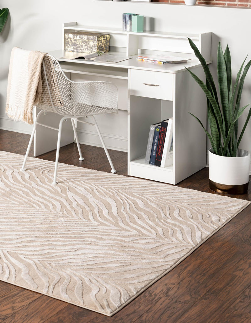 Bloomsbury Elegance Collection Area Rug -  Chelsea Rectangle Ivory Beige  lifestyle 5