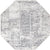 Bloomsbury Elegance Collection Area Rug -  Belgravia Octagon Gray  lifestyle 51