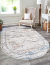 Bloomsbury Elegance Collection Area Rug -  Notting Oval Multi  lifestyle 38