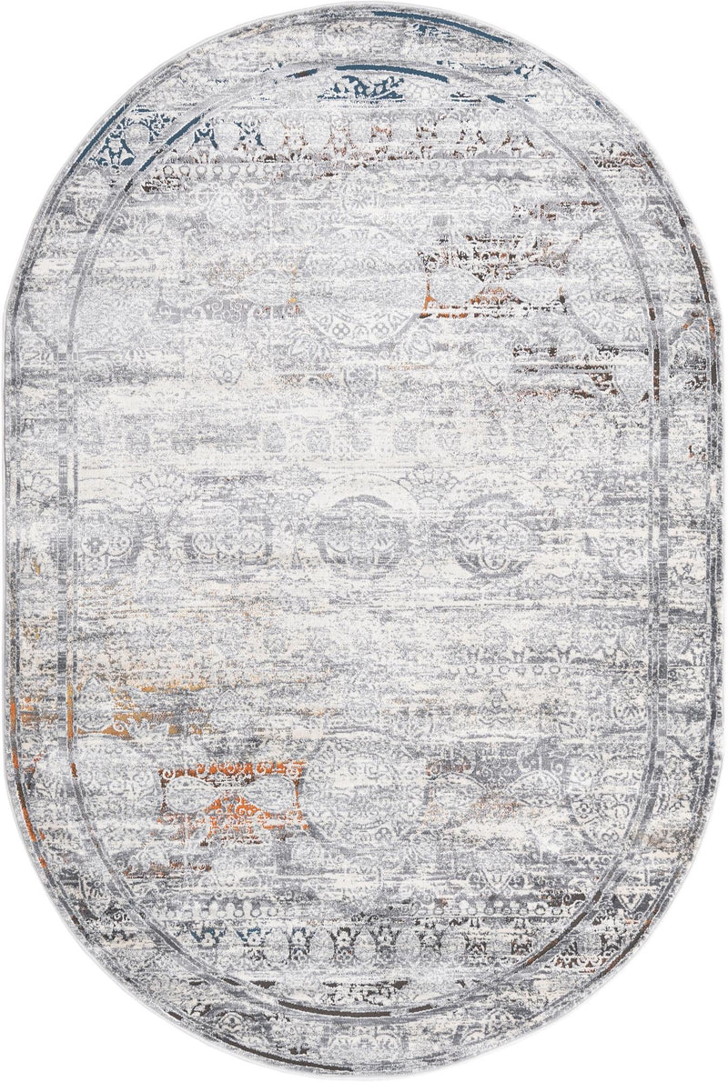 Bloomsbury Elegance Collection Area Rug -  Notting Oval Multi  lifestyle 32