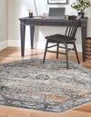 Bloomsbury Elegance Collection Area Rug -  Notting Octagon Multi  lifestyle 45