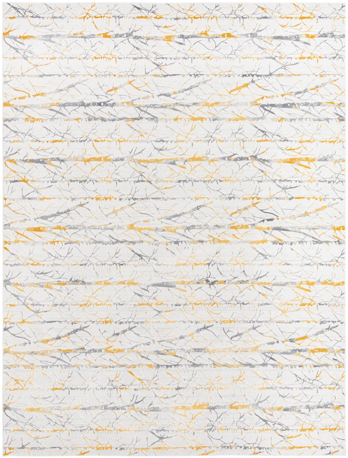 Bloomsbury Elegance Collection Area Rug -  Soho Rectangle Yellow and Gray Main