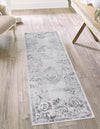 Bloomsbury Elegance Collection Area Rug - Mayfair Runner Gray  lifestyle 54